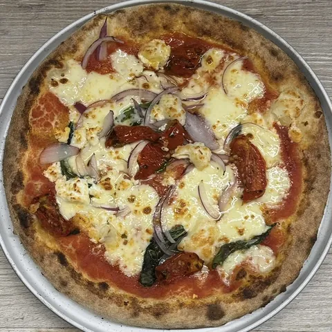 Bigbury pizza from above