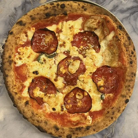 Guardamar pizza from above